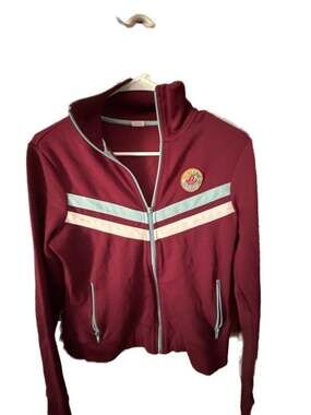 Hollister Originals Peace Love California Track Jacket Size Large zips up down b